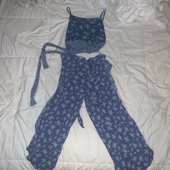 American Rag Other - Blue Floral Two Piece Set